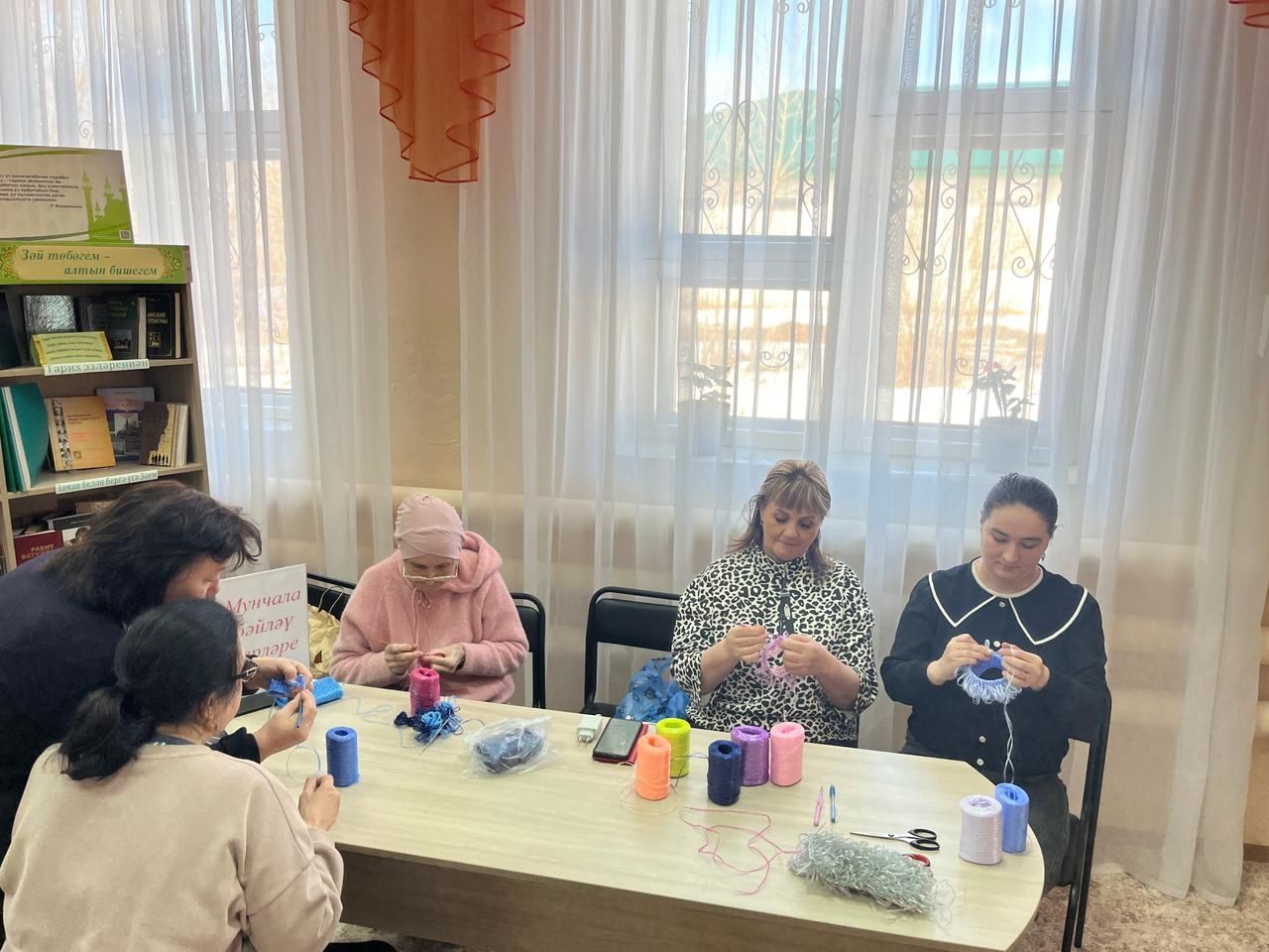 Имәнлебашлылар мунчала бәйләү серләренә өйрәнде