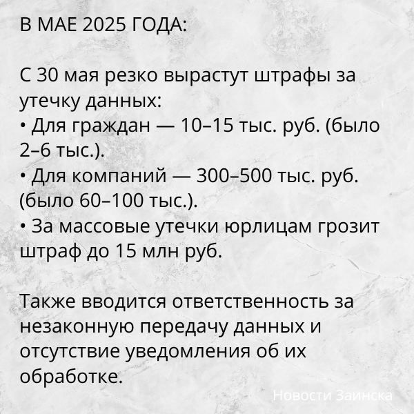 С 1 мая 2025 года россиян ждут изменения в законах