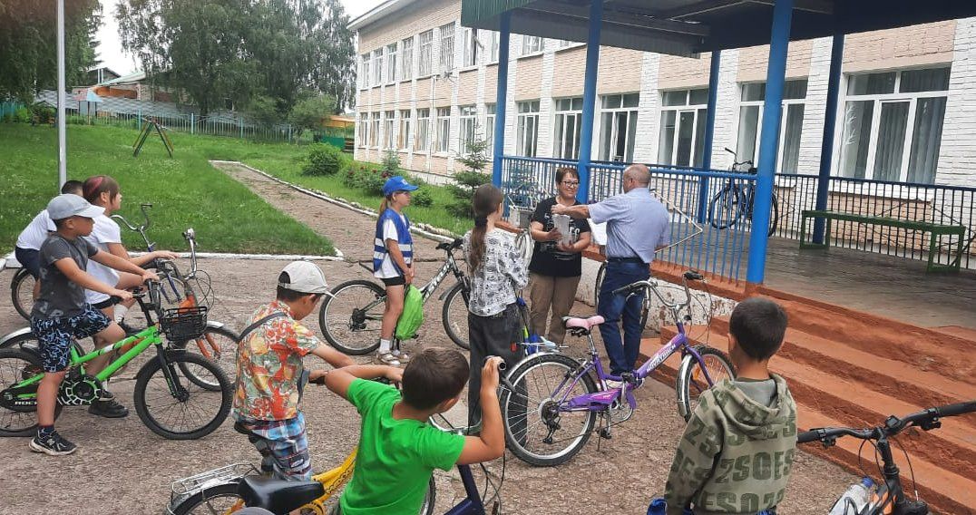 Юные велосипедисты Савалеевской школы готовы к безопасному сезону