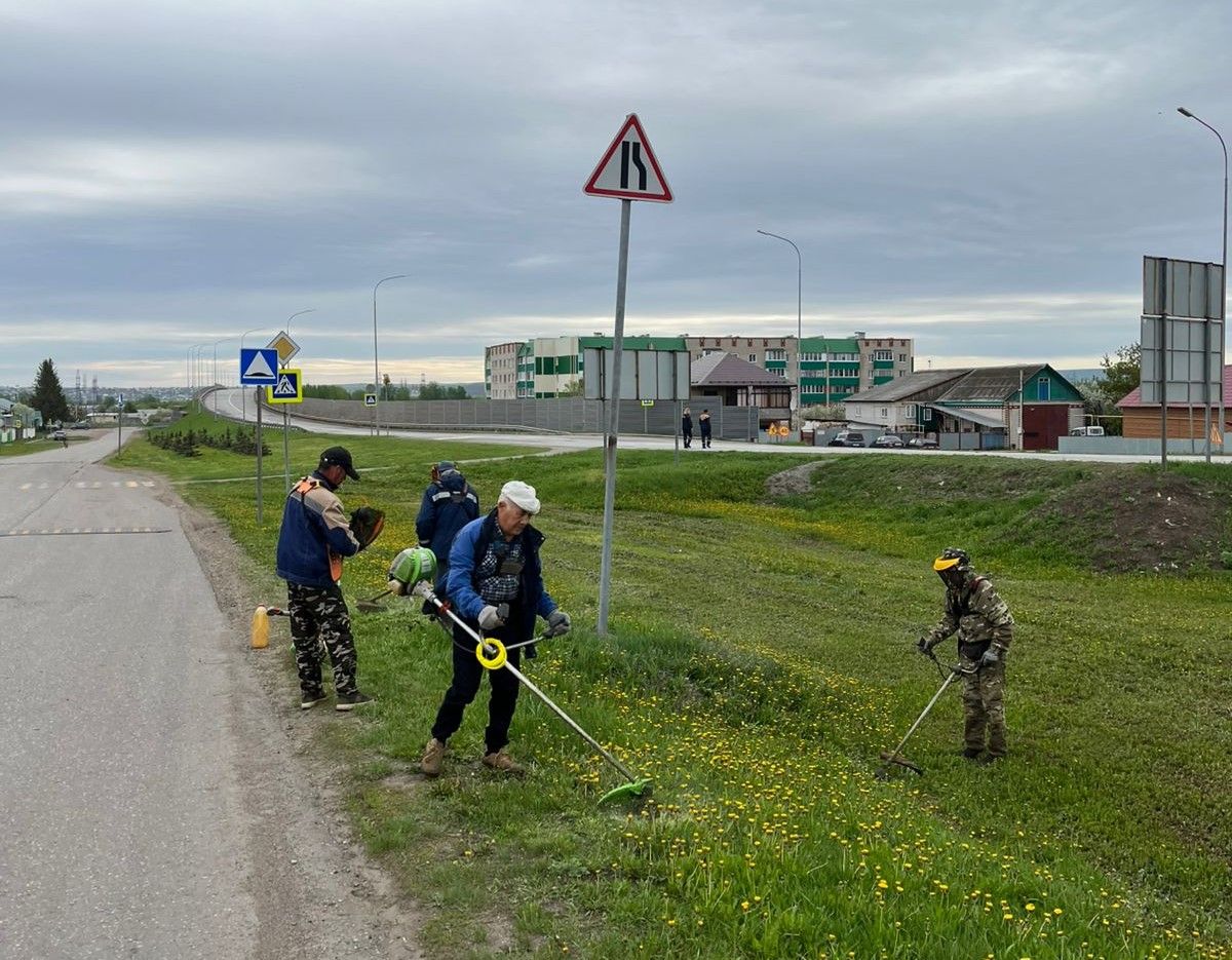 Горзеленхоз в Заинске заботится о чистоте и порядке в городе