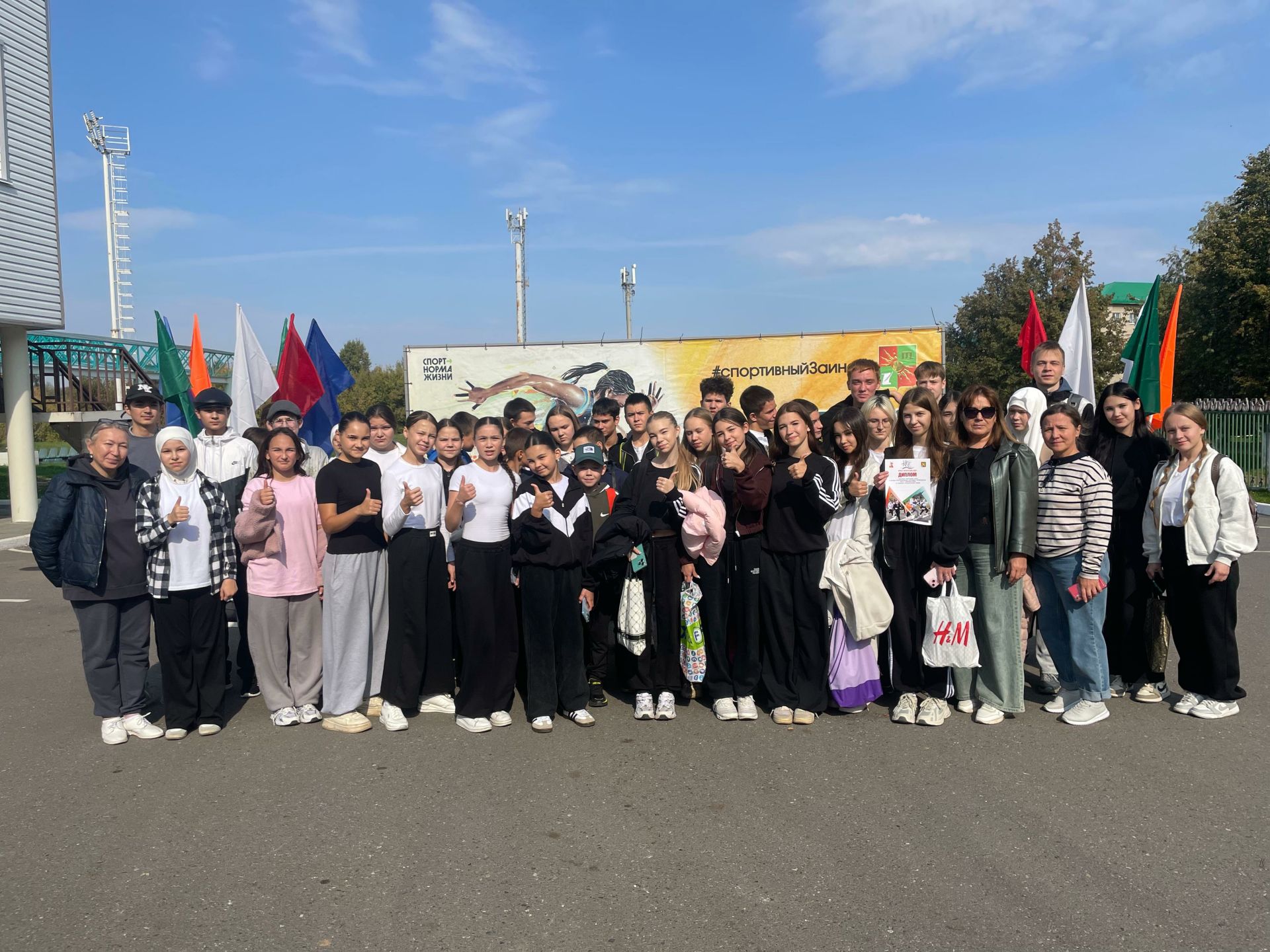 Зәйлеләр спорт акциясенә актив кушылды