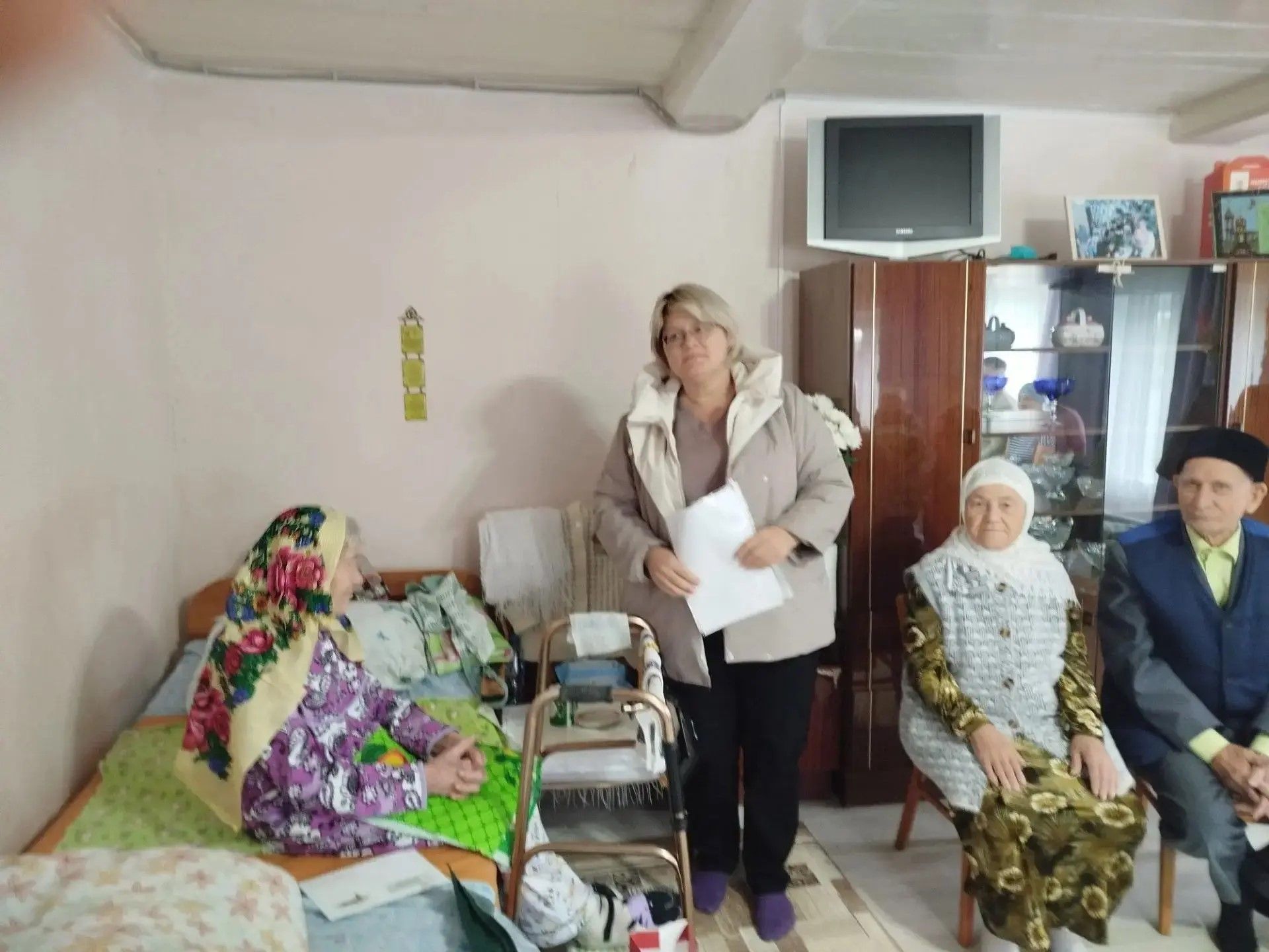 Гульсина Галиуллина из Заинска воспитала четырёх сыновей и отметила 94-летие