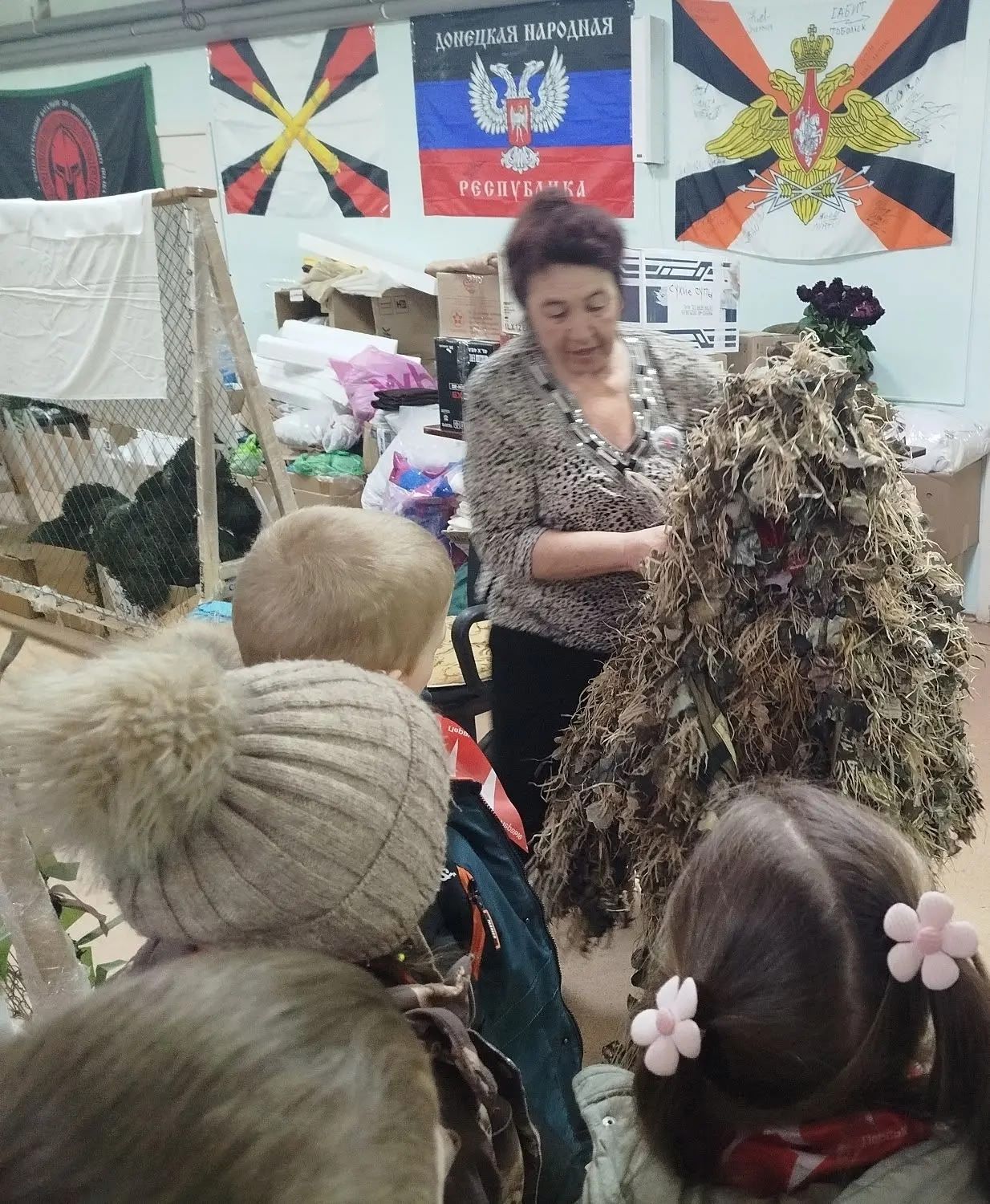 Зәйдә сабыйлар ил иминлеген саклаучыларга ярдәмгә үз өлешен кертә