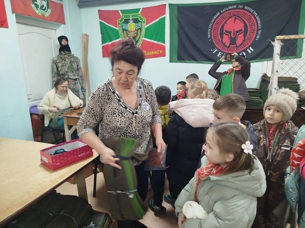 Зәйдә сабыйлар ил иминлеген саклаучыларга ярдәмгә үз өлешен кертә