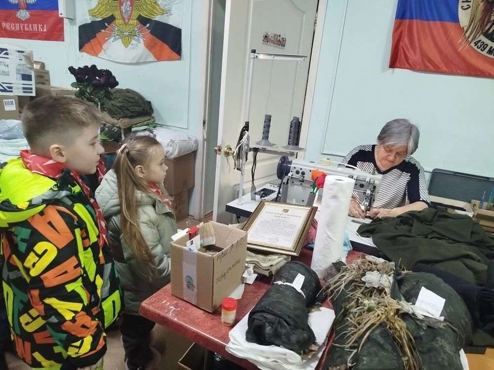 Зәйдә сабыйлар ил иминлеген саклаучыларга ярдәмгә үз өлешен кертә