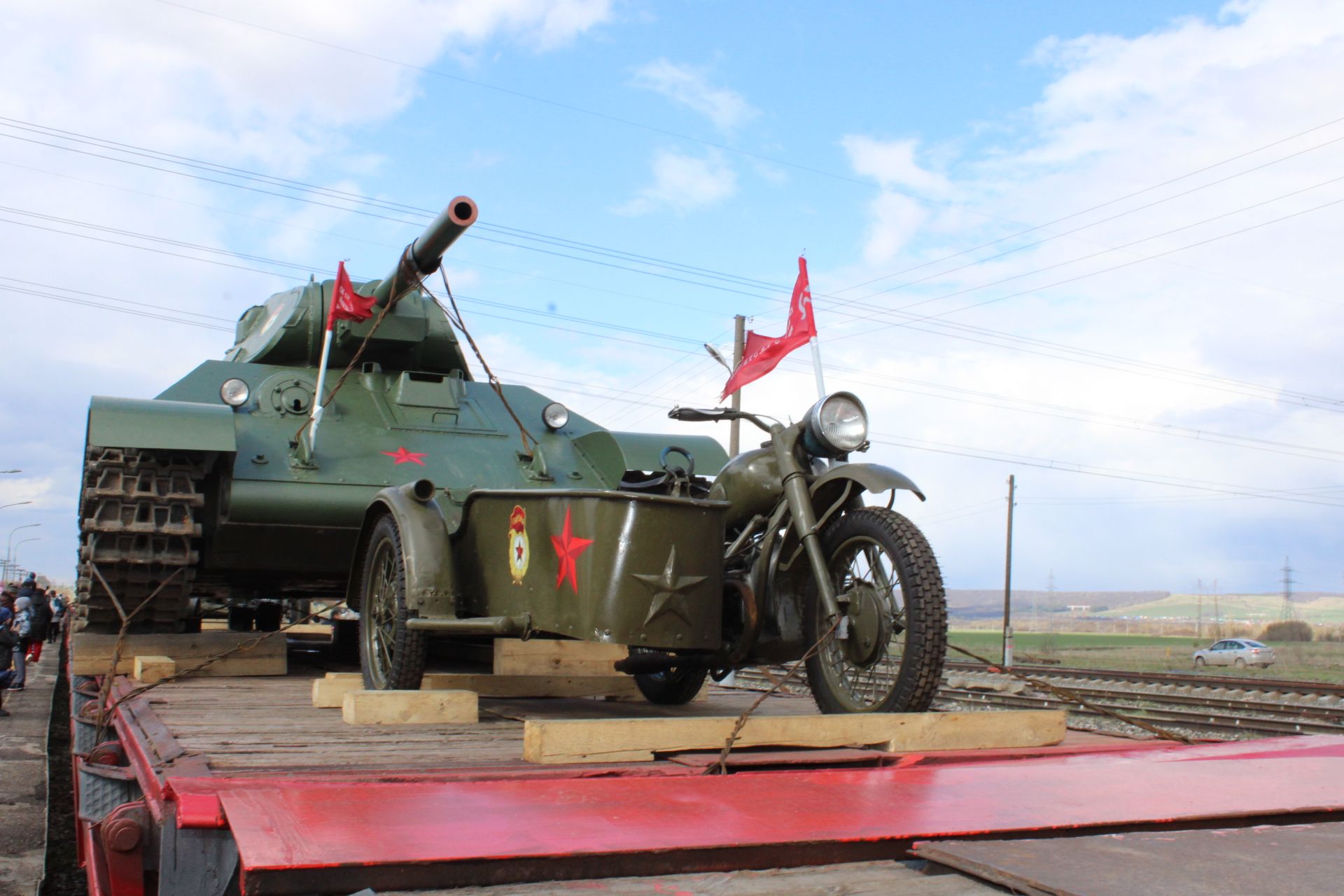 Зәйгә «Җиңү поезды» килде: Сугыш тарихы 10 вагонда