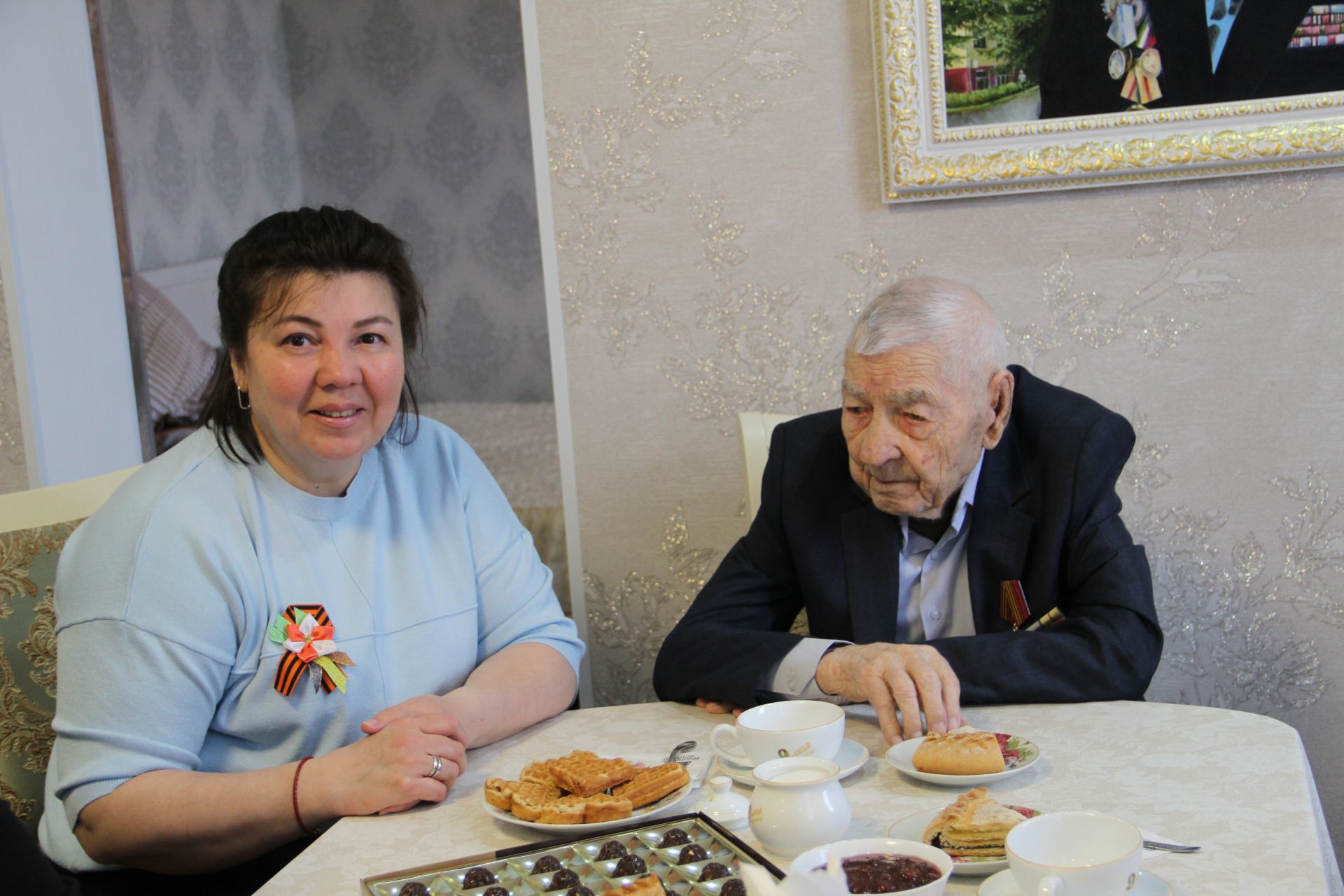 Зәйдә бердәнбер Бөек Ватан сугышы ветераны Җиңү көне белән котлаулар кабул итте