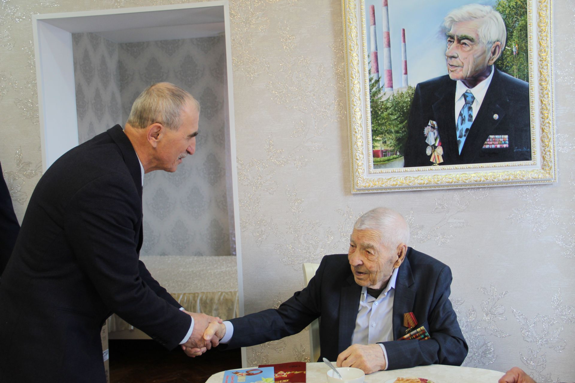 Зәйдә бердәнбер Бөек Ватан сугышы ветераны Җиңү көне белән котлаулар кабул итте