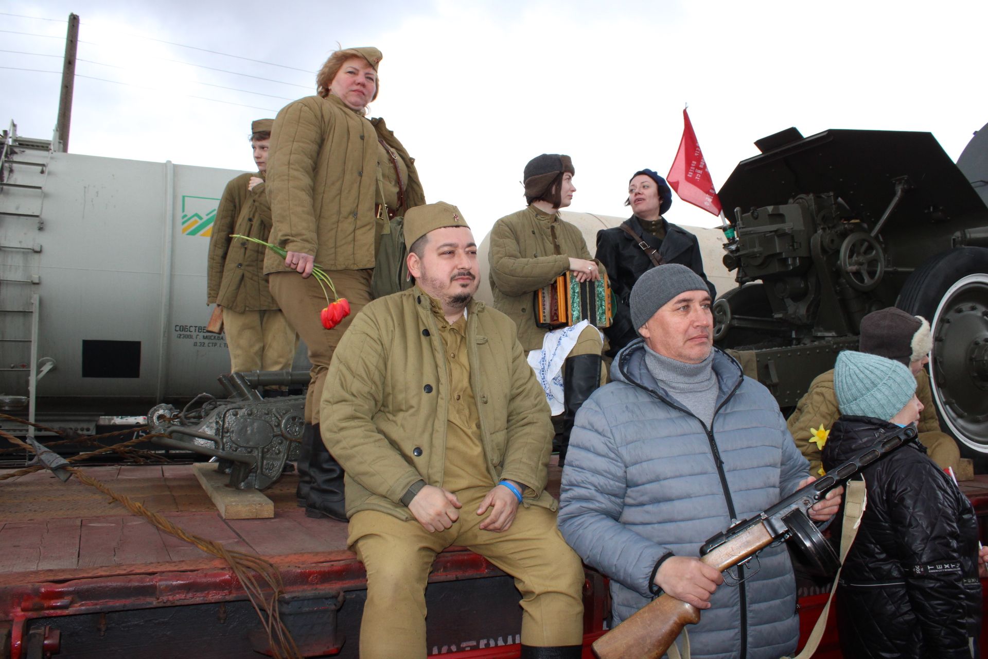 Зәйгә «Җиңү поезды» килде: Сугыш тарихы 10 вагонда