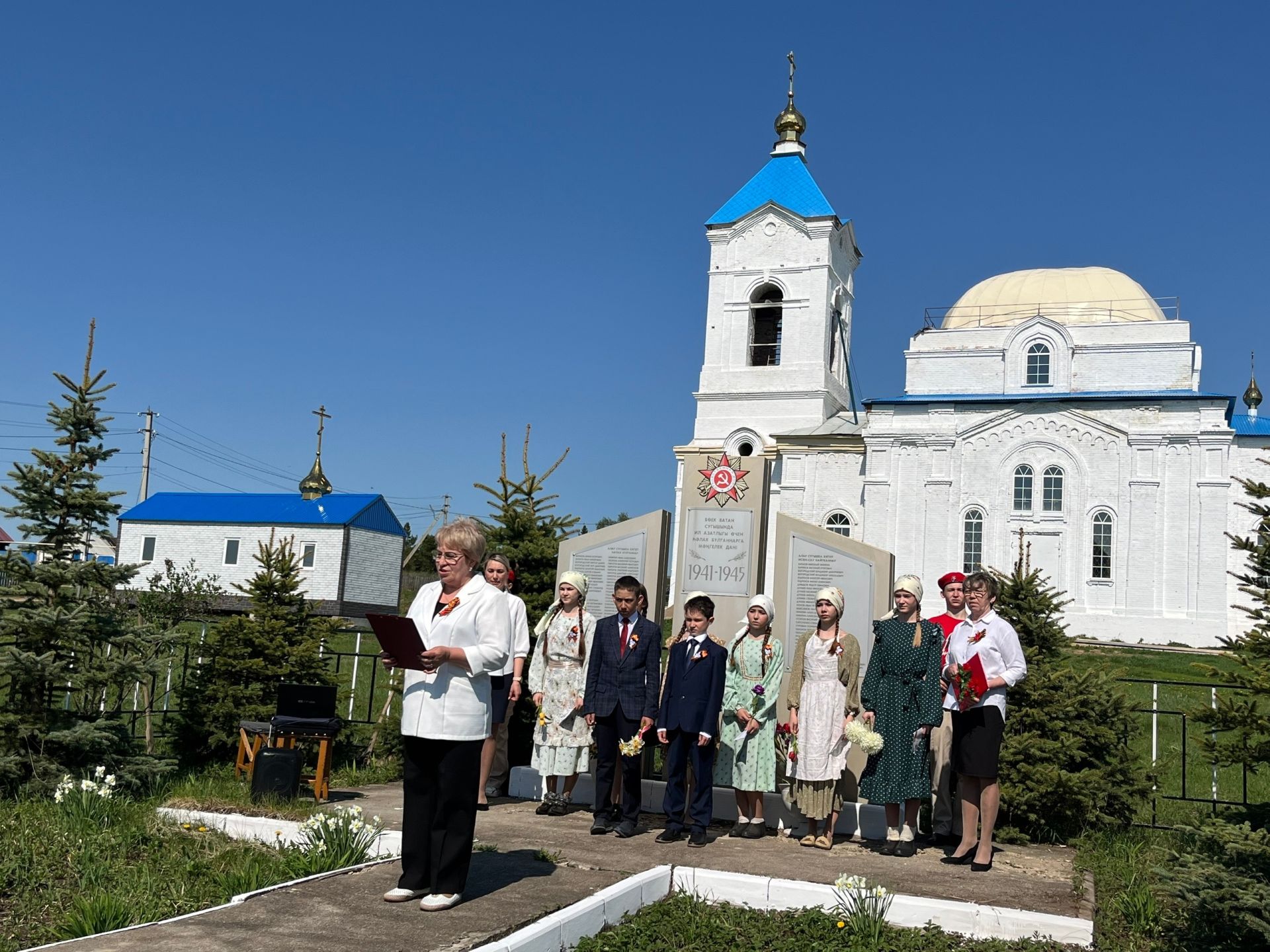Бөек Җиңү көне уңаеннан Керәшен Мәлемендә  митинг узды