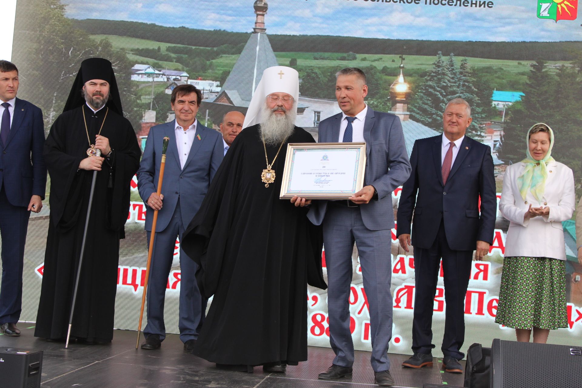 Югары Багражда реставрациядән соң  Изге Троица чиркәве ачылды