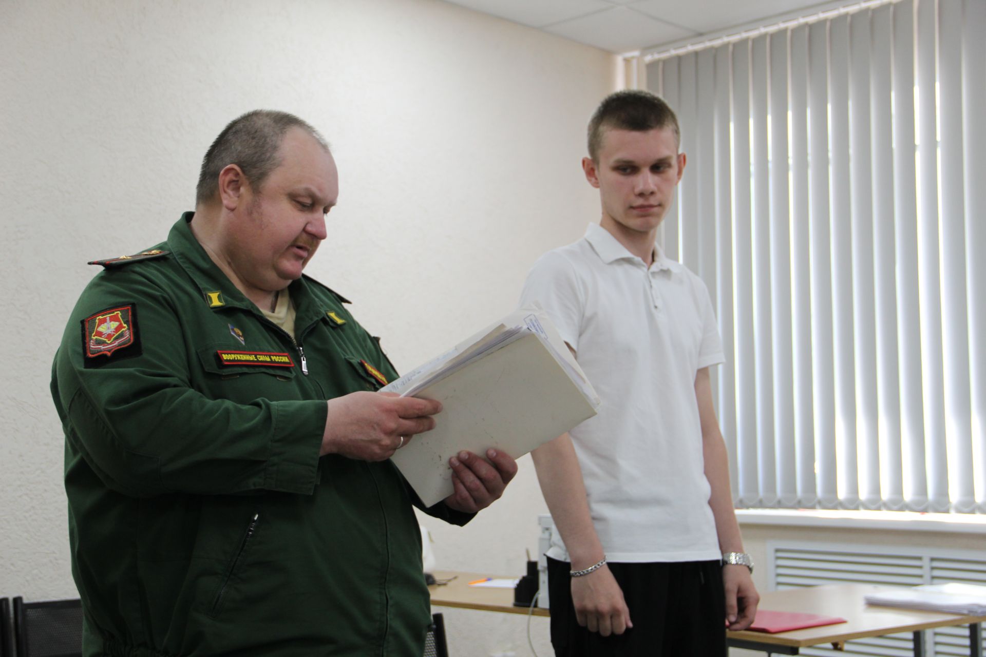 Зәйдә хәрби хезмәткә чакыру комиссиясе егетләр белән җылы мөгалләмәдә аралашуга өстенлек бирә