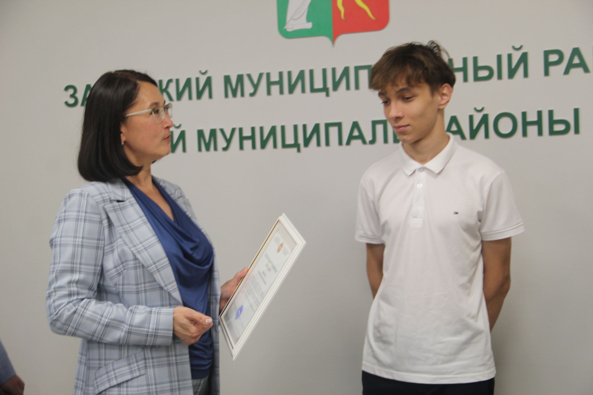Зәйдә Бөтенроссия фән олимпиадасы призерларын һәм аларның педагогларын тәбрикләделәр
