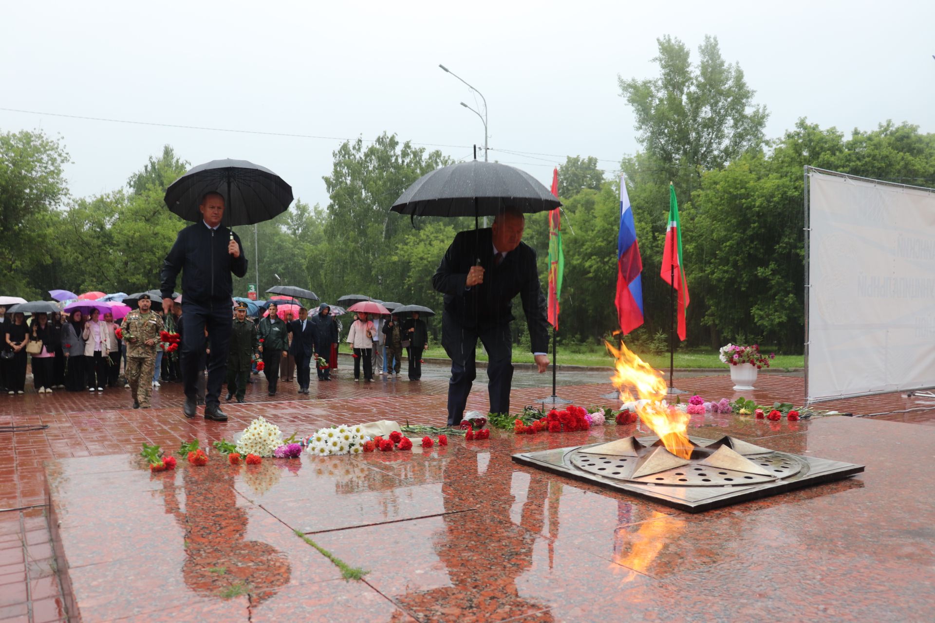 Заинцы почтили память погибших в Великой Отечественной войне