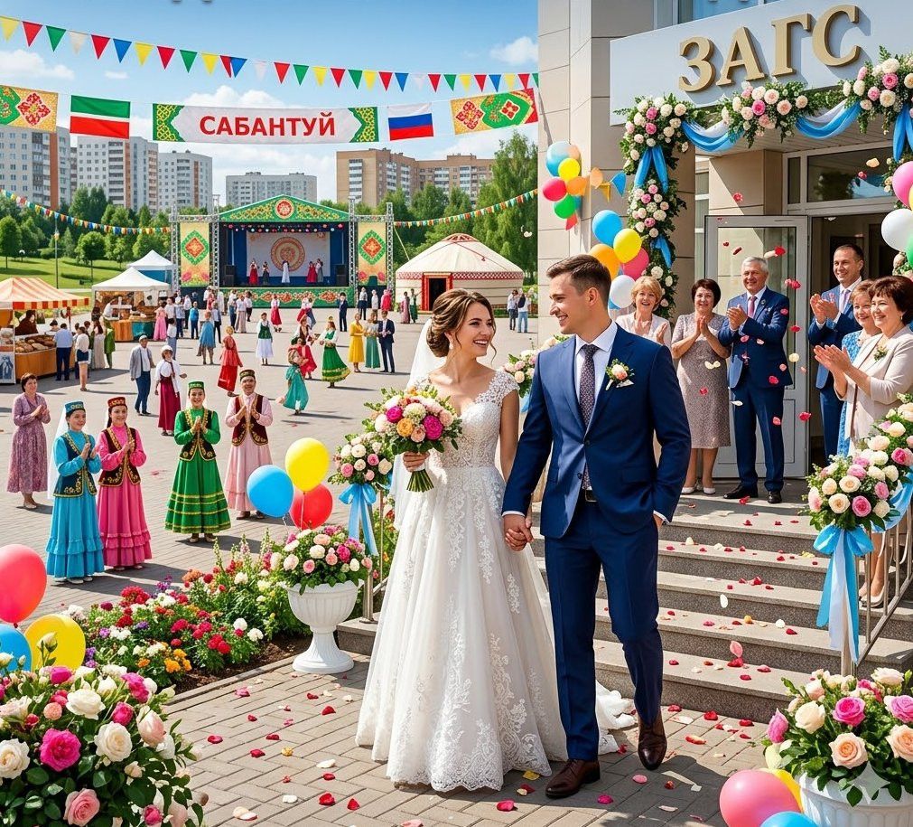 В Заинском районе 6 пар сыграют свадьбу в красивую дату 06.06.2026