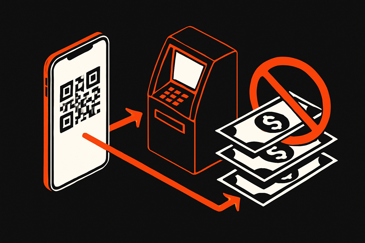 МВД: мошенники используют QR-коды для кражи наличных через банкоматы