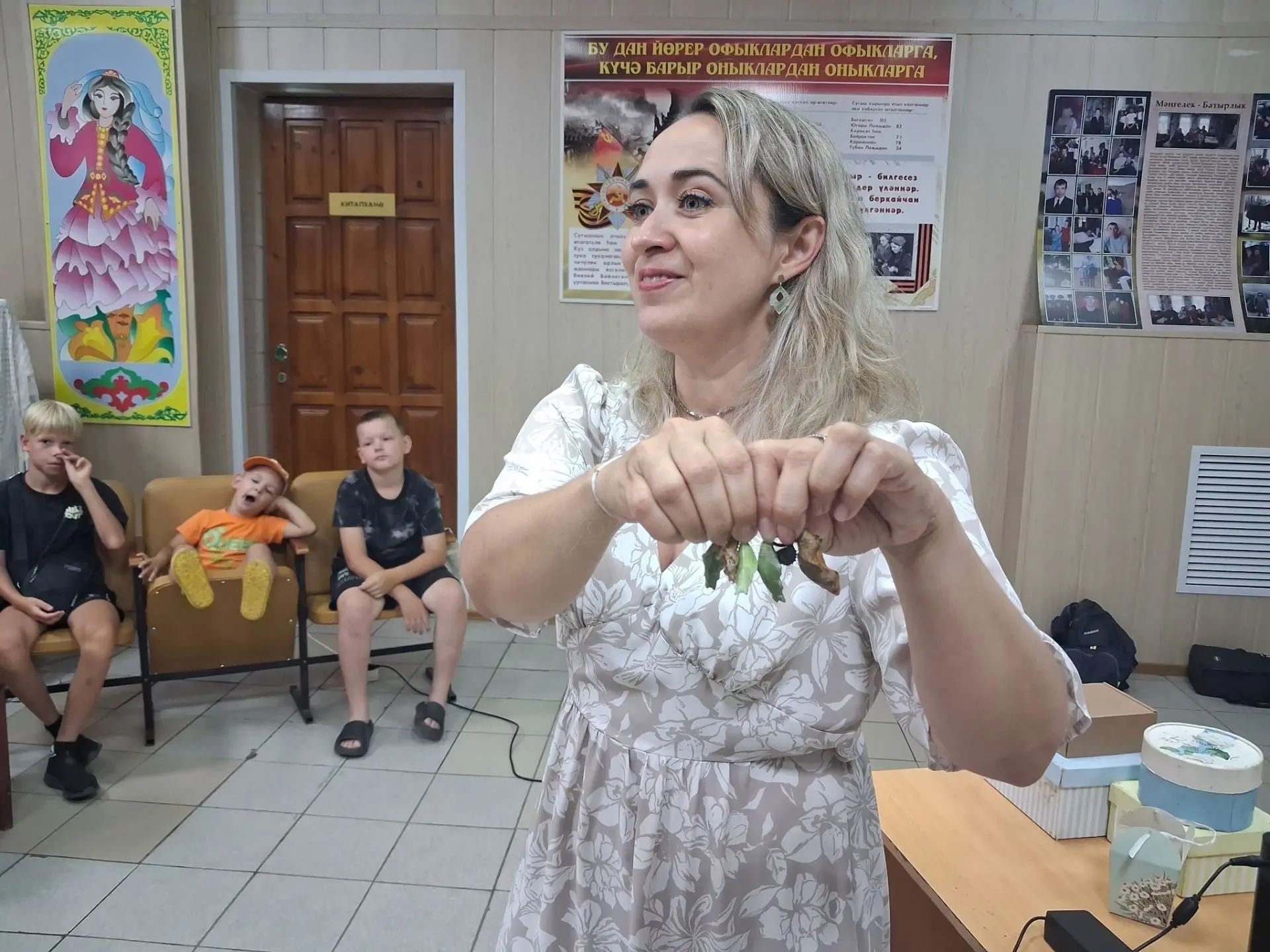 Бигеш балалары күбәләкләр тормышы һәм аларның төрләре белән танышты