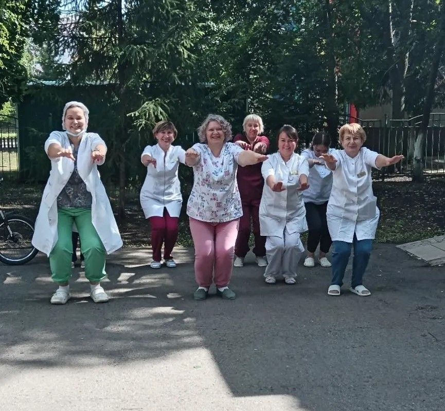 Коллектив и пациенты Заинской ЦРБ присоединились к акции «Мы за активный образ жизни!»