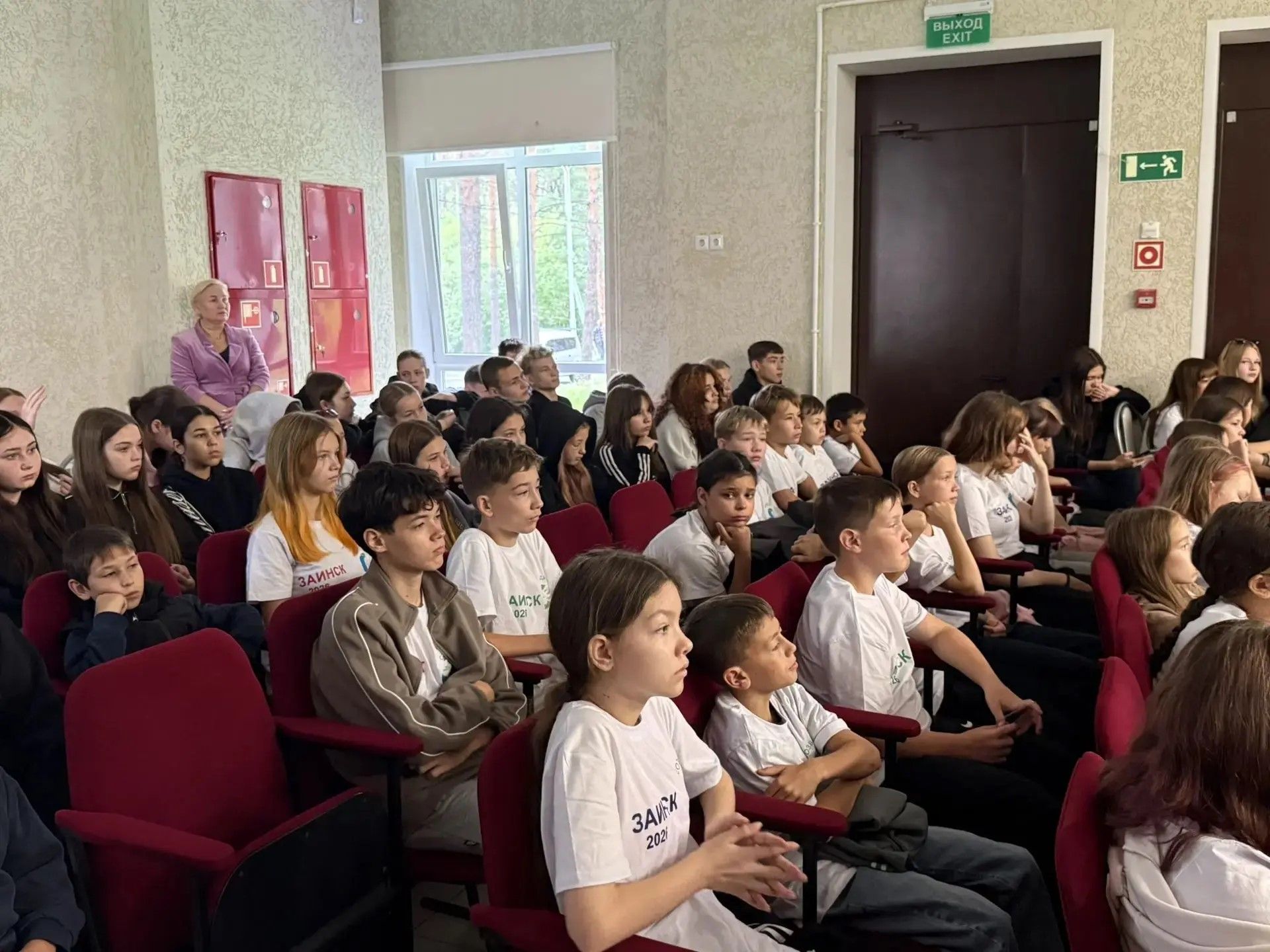 В заинском лагере «Созвездие» прошла встреча с участником СВО