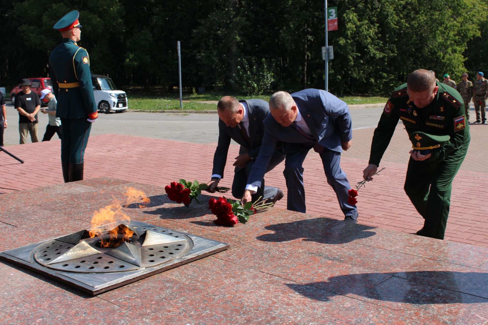 В Заинске открыли мемориал в честь участников СВО и ветеранов боевых действий