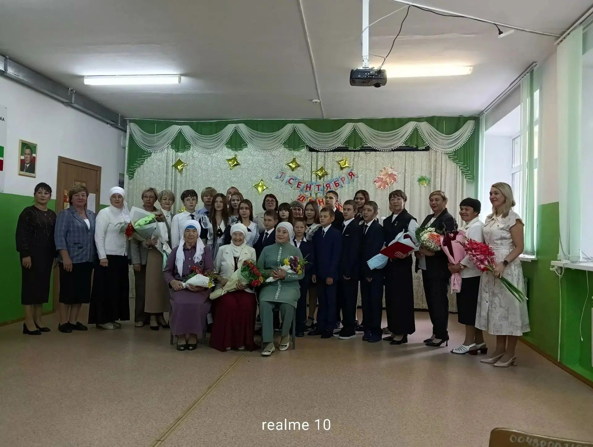 Югары Мәлем мәктәбендә беренче кыңгырау чыңлады
