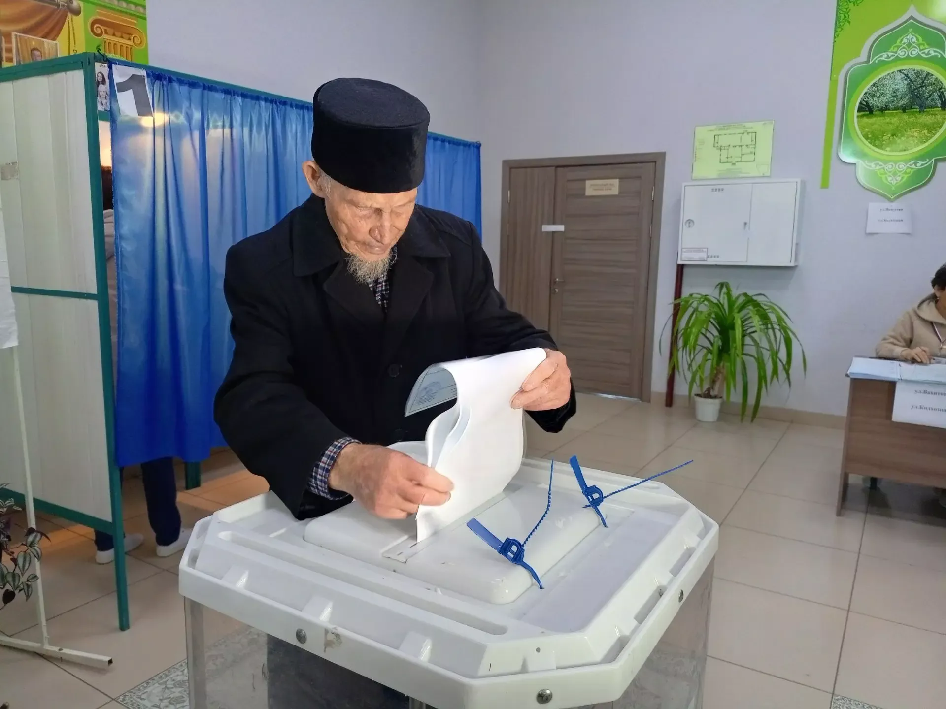 96 яшьлек Салих бабай имин тормыш өчен тавыш бирде