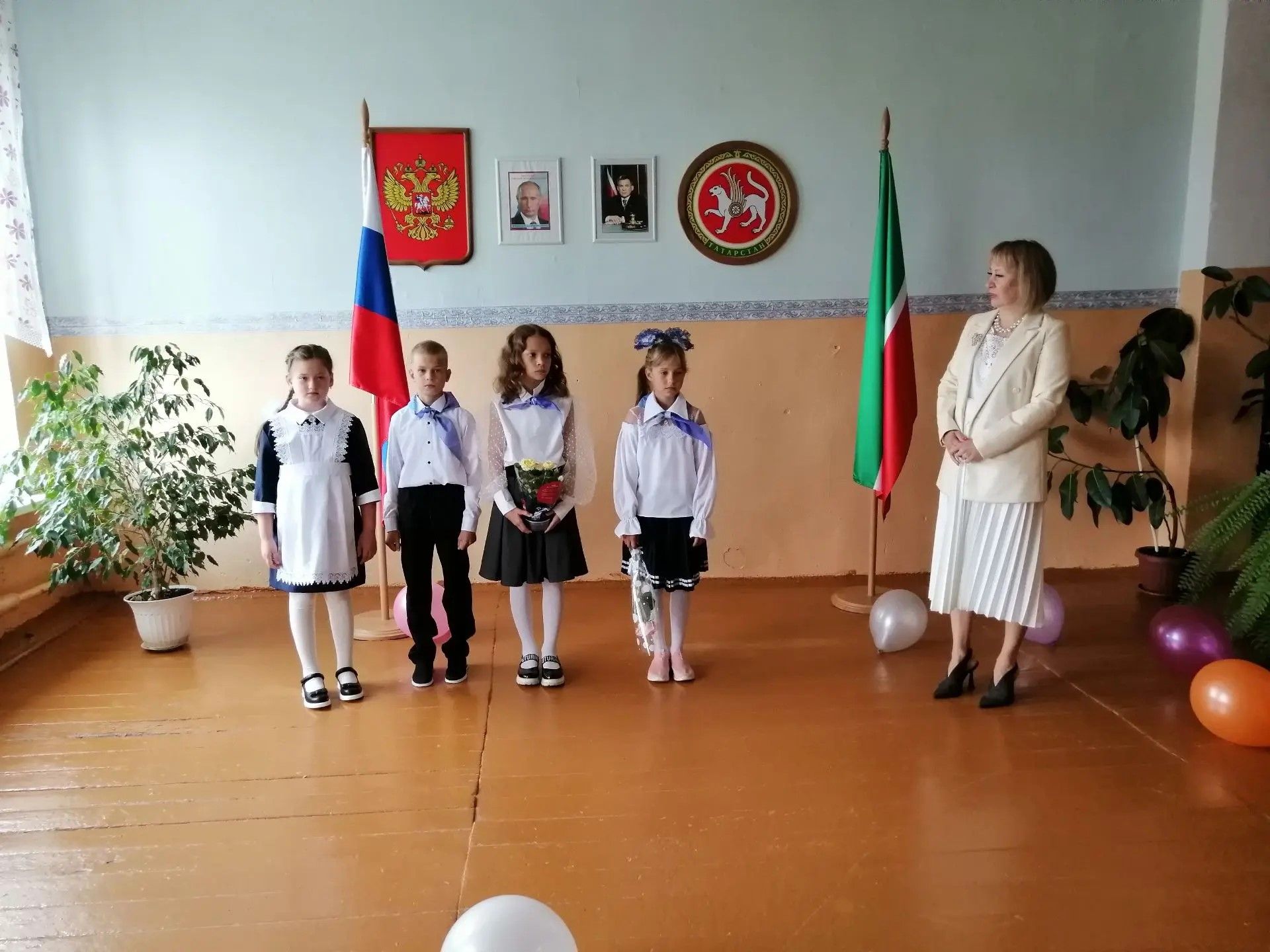 Александр Бистәсе мәктәбендә беренче сыйныфка ике укучы килде