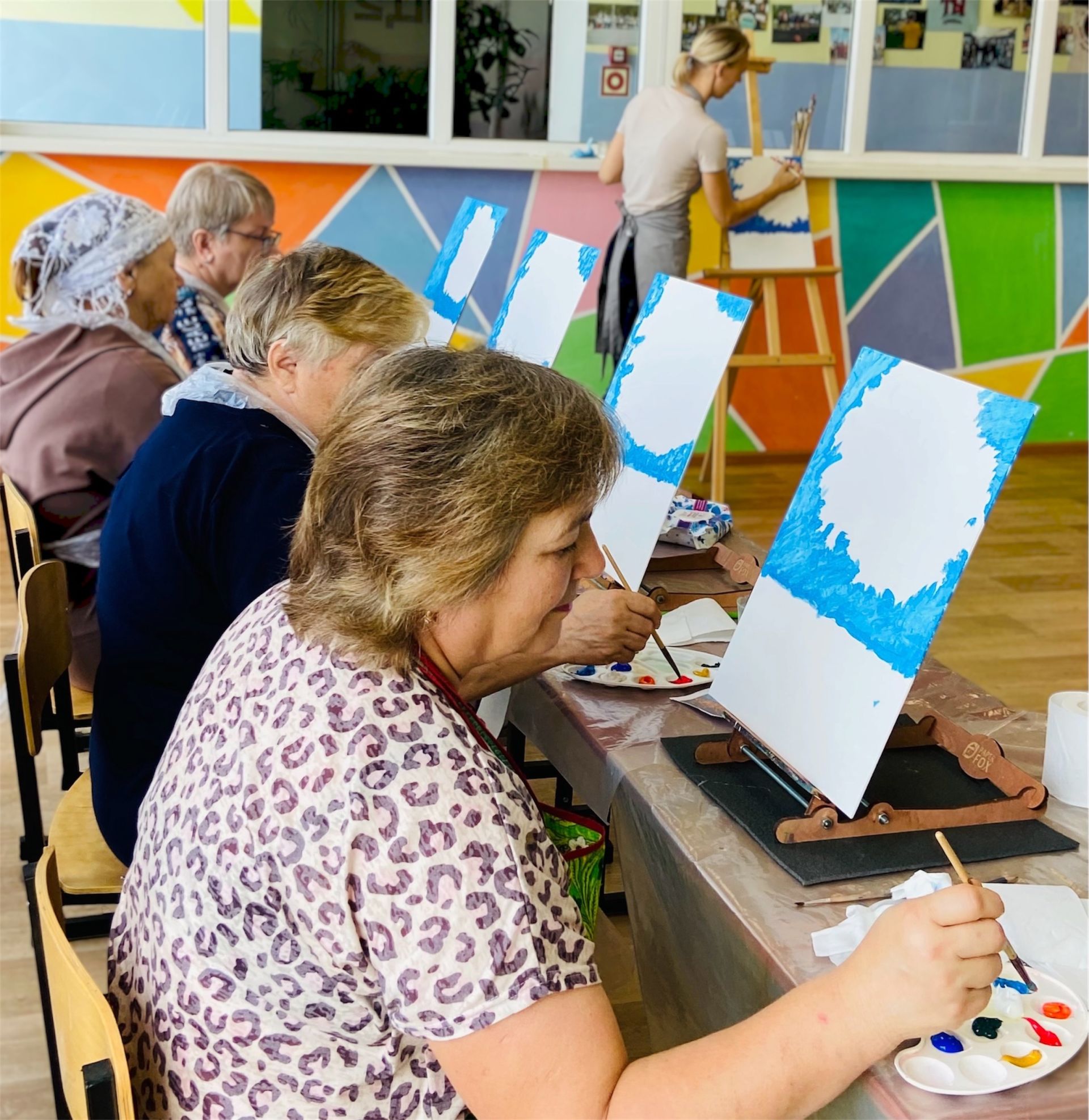 Иске Зәйдә Өлкәннәр көненә багышланган сәнгать мастер‑классы узды