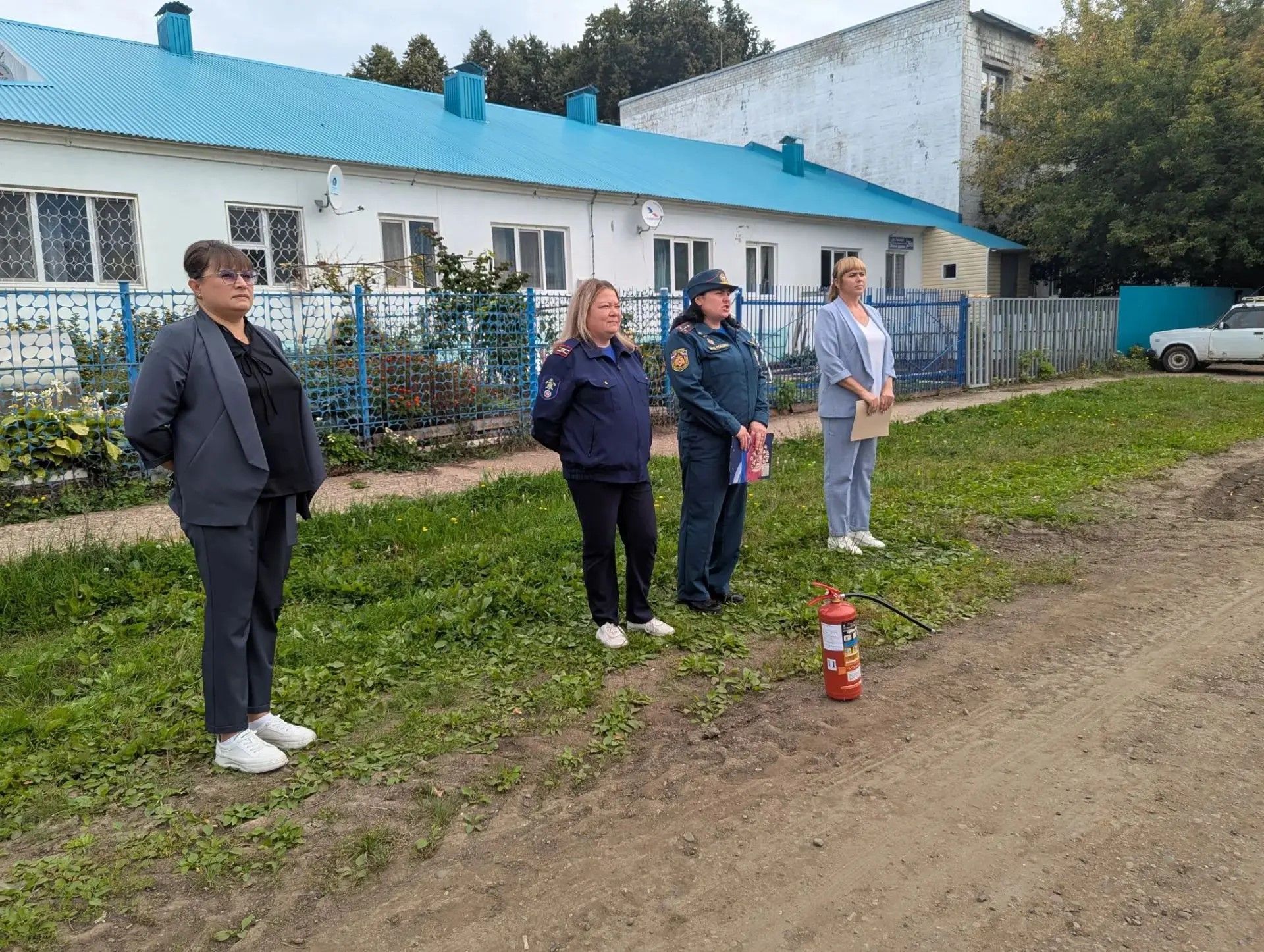 В школе №9 Заинска отработали действия при пожаре
