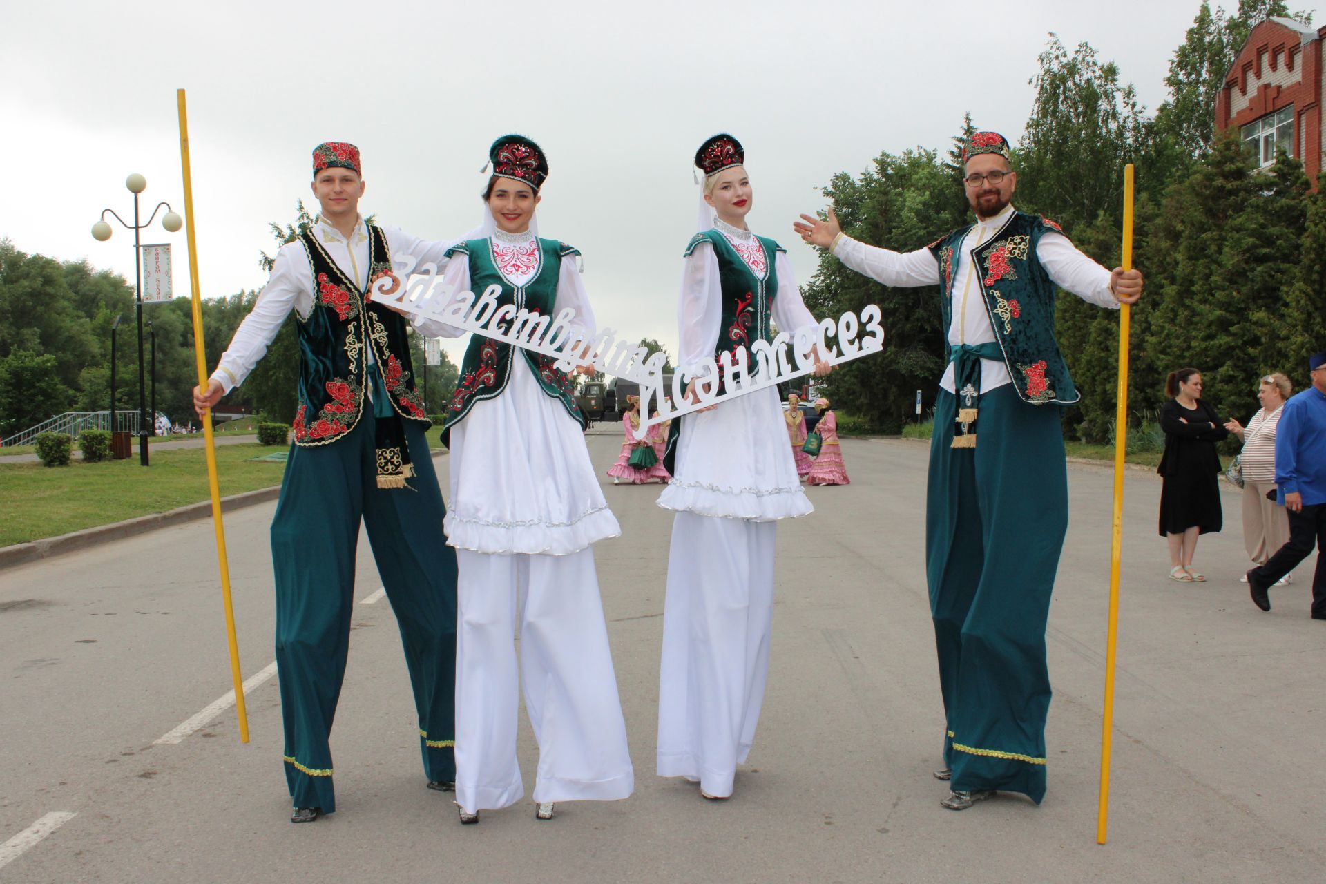 Фоторепортаж с празднования Сабантуя в Заинске