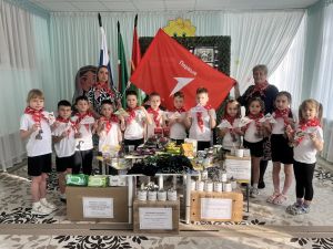 Зәйдә сабыйлар ил иминлеген саклаучыларга ярдәмгә үз өлешен кертә