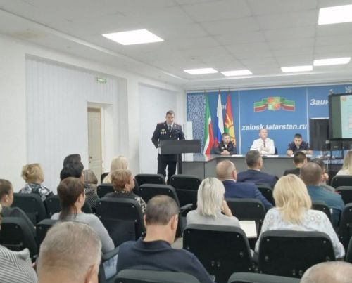 В Заинском районе подвели итоги по обеспечению безопасности дорожного движения