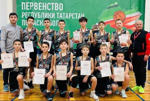 Баскетболисты из Заинска заняли первое место в группе Б Первенства Татарстана
