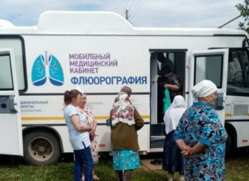 В Заинском районе работает передвижной флюорограф