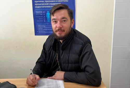 Благочинный Заинского округа, иерей Вячеслав Федоров, прошел диспансеризацию в Заинской ЦРБ.