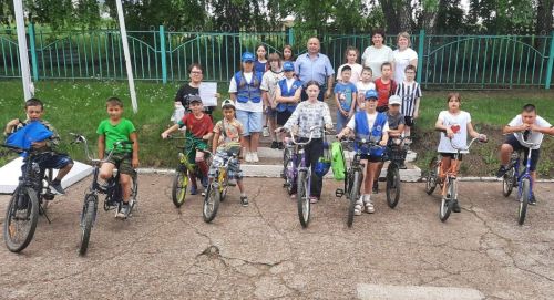 Юные велосипедисты Савалеевской школы готовы к безопасному сезону