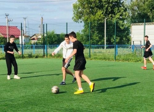 В Старом Заинске прошёл футбольный матч, посвященный профилактике наркомании среди молодежи