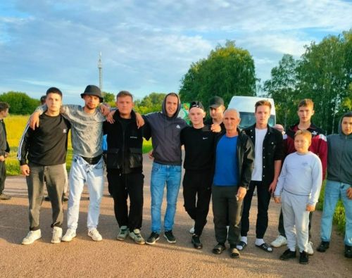 Жители села Бегишево проводили земляка в армию