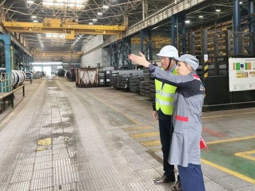 Глава района Разиф Каримов посетил заводы «ТЕХНО» и «Аккурайд Уилз Руссиа»