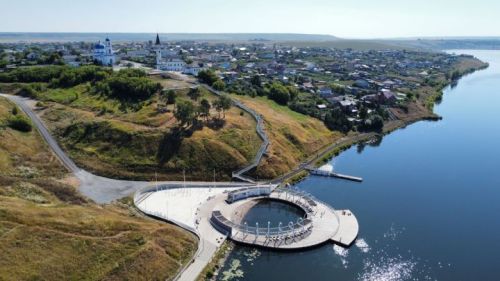 Пляж на городской Набережной