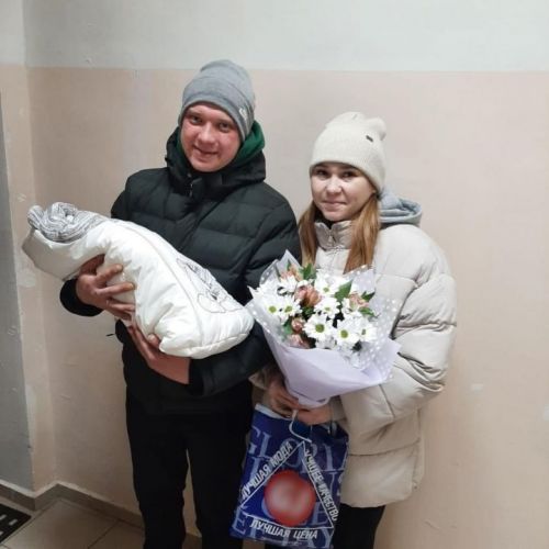 Зәйдә 2023 елда туган сабый өч туганы янына кайтты