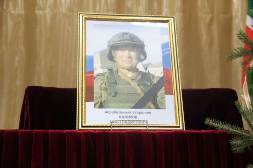 Заинцы проводили в последний путь участника СВО