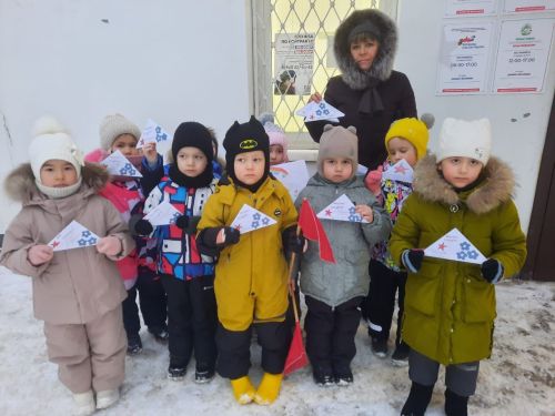 Заинские дошколята написали письма солдатам