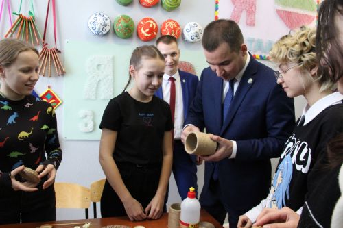 Заинский район посетил министр по делам молодежи Республики Татарстан