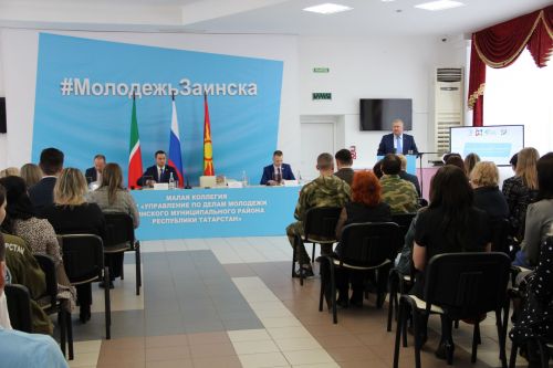 Заинский район посетил министр по делам молодежи Республики Татарстан