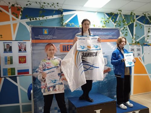 Заинские спортсмены стали победителями первенства по плаванию