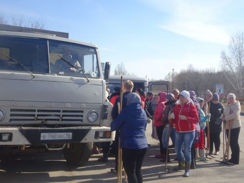 Ранняя весна приблизила субботники