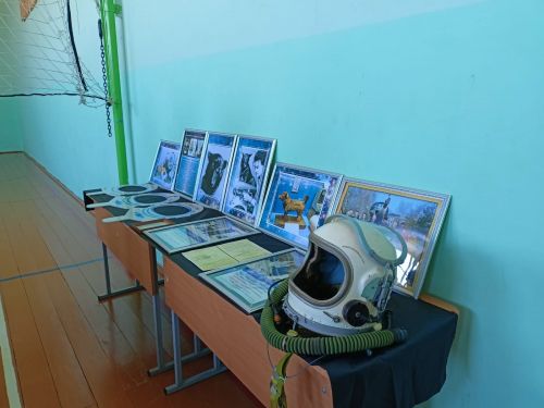 Зәй музее хезмәткәрләре Космонавтика көне уңаеннан Ал. Бистәсе мәктәбендә булдылар