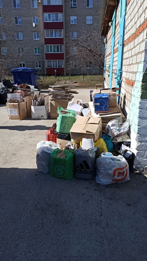 Заинские дошкольники поучаствовали в сборе макулатуры