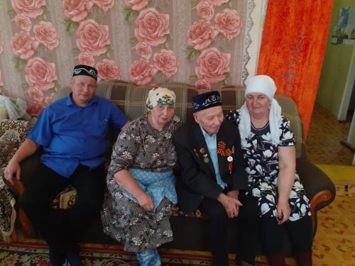 Аксар авылы  ветераны юбилеен билгели